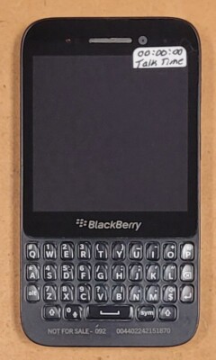 BlackBerry Q5 SQR100-1 - Black ( Unlocked ) Super Rare Phone