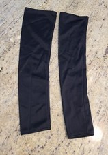 Vintage Womens Size XS-S Black Rayon 15" Long Fingerless Gloves