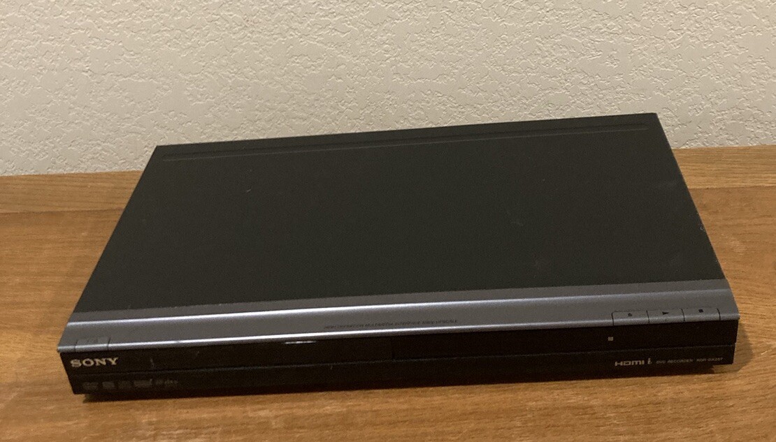 Sony RDRGX257 DVD Recorder Player 1080p HDMI Record TV To DVD No Remote eBay