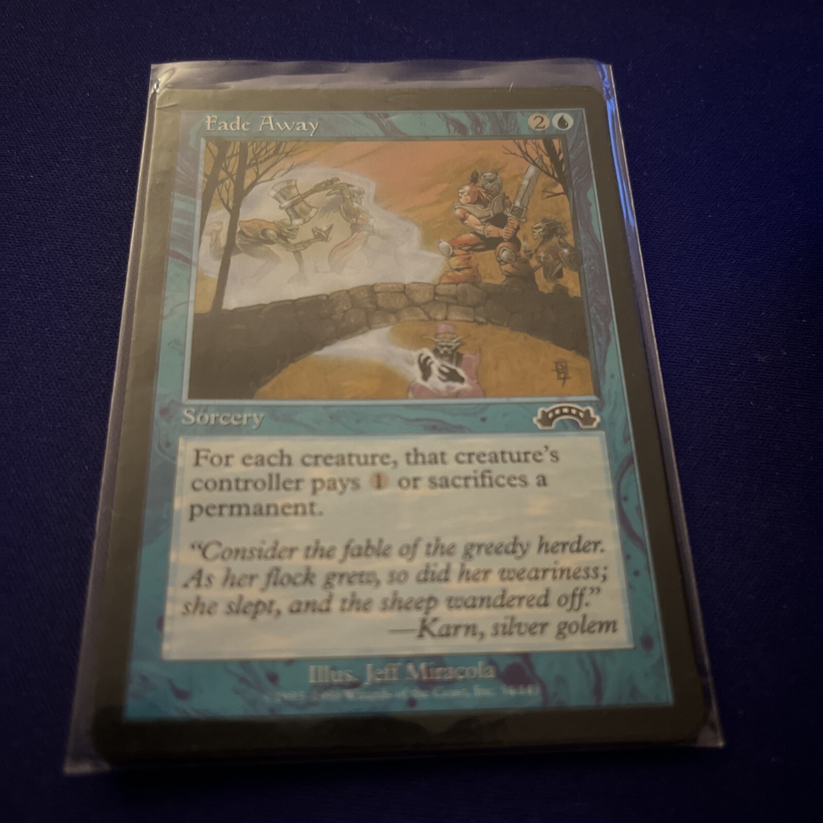 Fade Away 1x MtG Exodus EXO SP/NM