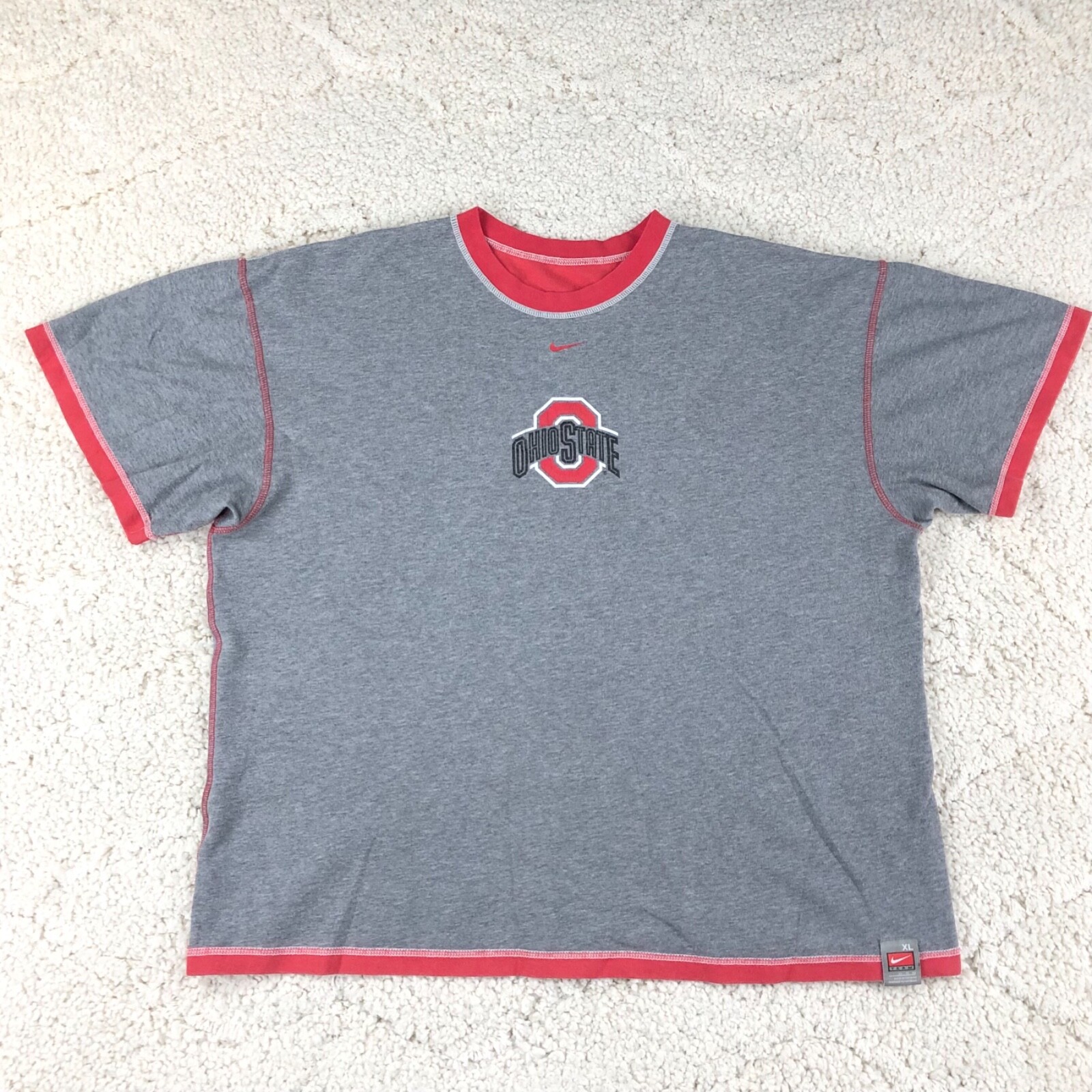 Nike Team Vintage Y2K T shirt Men’s XL Ohio State Buckeyes Reversible 2-in-1 thumbnail 2