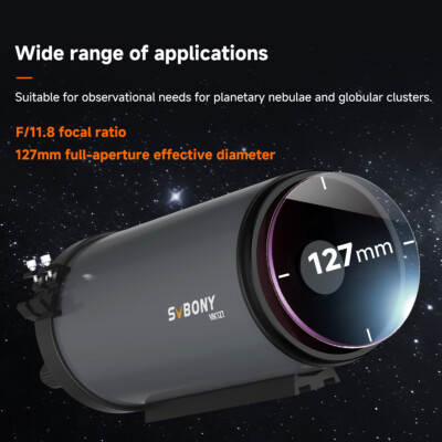 SVBONY MK127 127mm Telescope + SC715C Camera for Planetary