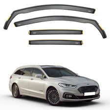 DEFLETTORI VENTO per FORD MONDEO mk5 TURNIER ESTATE 2015-up 4 PZ VELOCITÀ COLORATI