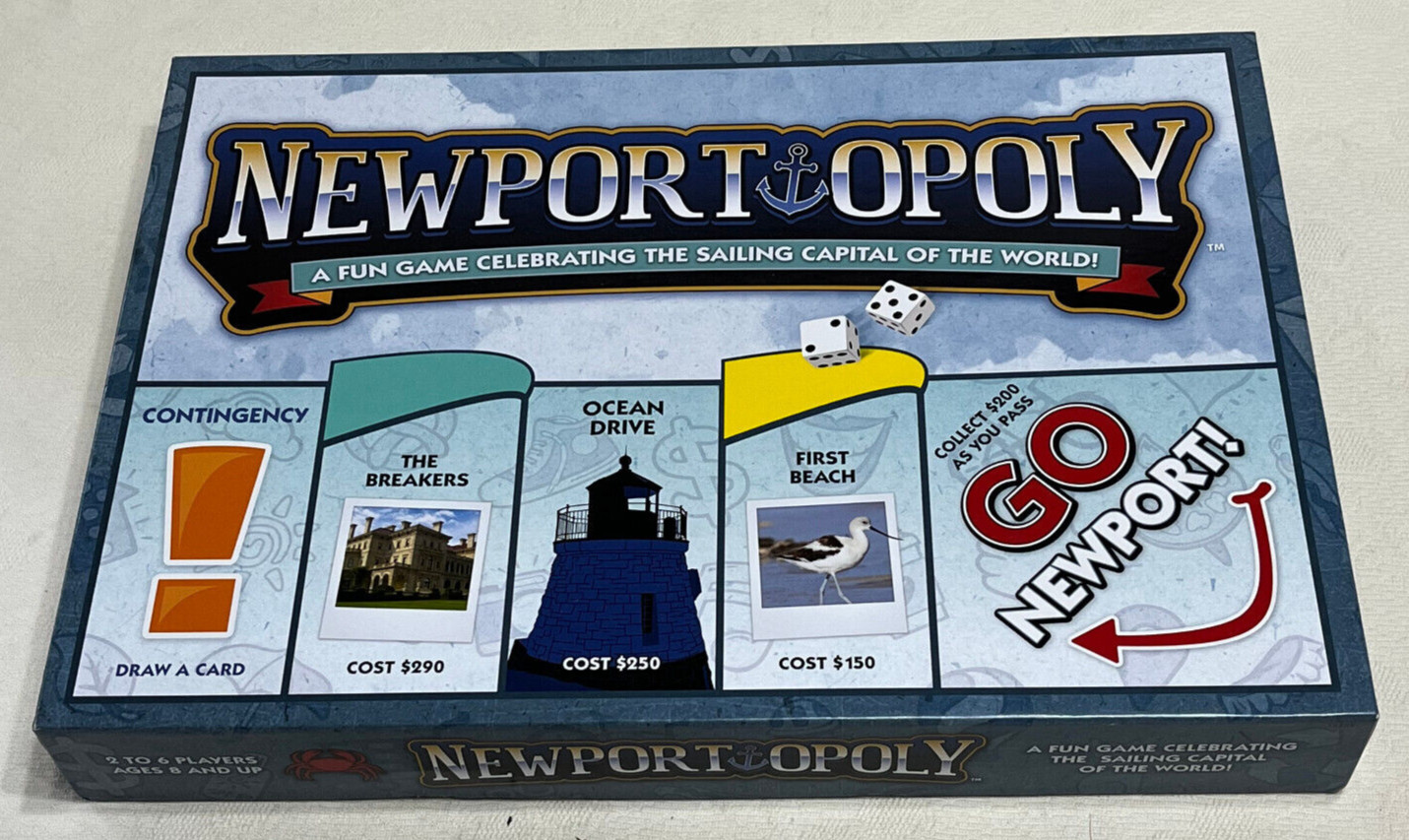 NEWPORT-OPOLY Newportopoly Monopoly : Property Trading Game  New Sealed Contents