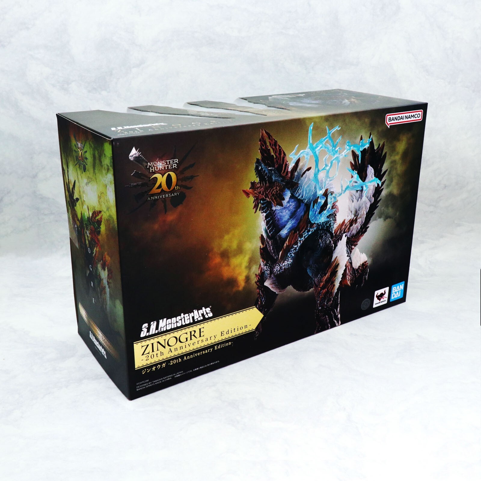 Monster Hunter Zinogre 20th Anniversary 11.2in Figure S.H.MonsterArts ...