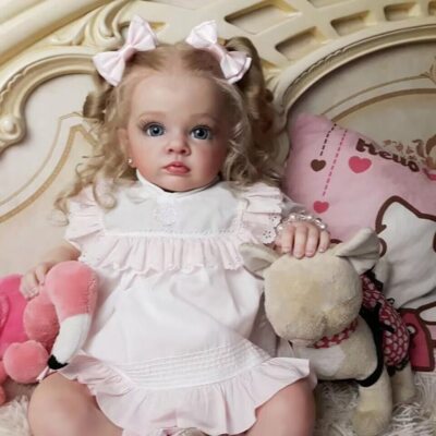 Looking 24'' Real Reborn Dolls Tutti Cute Newborn Girl 3D Skin Baby Collect Gifts