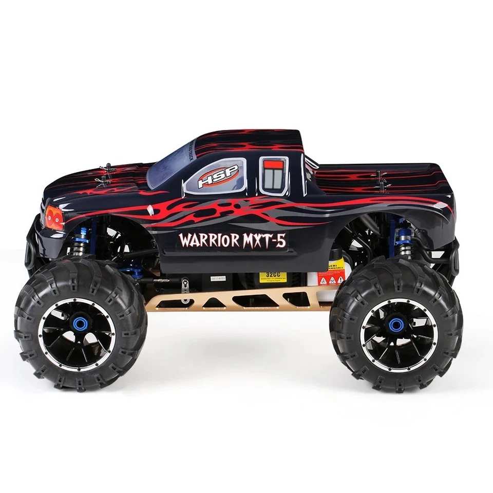 HSP Warrior MXT-5 Petrol Large Scale 1:5th RC Monster Truck Car With Metal Gears - Image 3 of 4