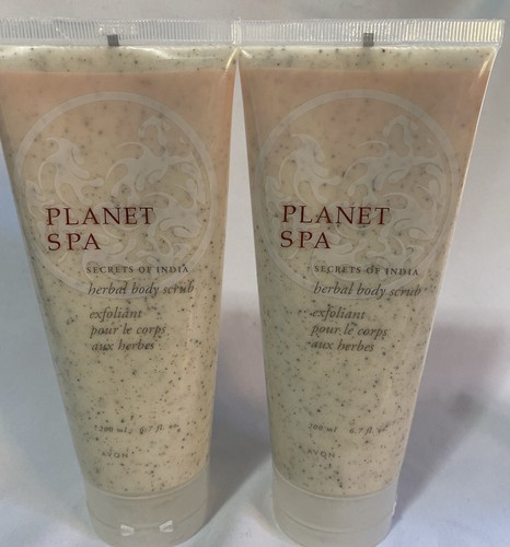 Avon Planet Spa Scrub Corpo alle Erbe Espoliante 6,7 Fl.oz Segreti dell'India ~ NOS