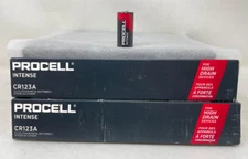 Procell Intense CR123A Lithium Batteries, 3V - 12/Box, 2 Pack (24 Total)