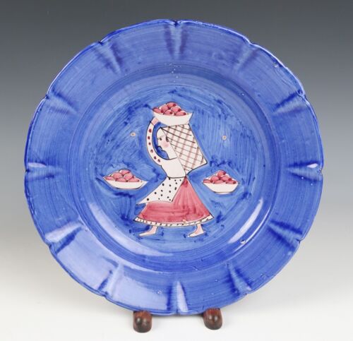5 Vintage Vietri Italy Giordano Plates Italian Art Pottery Mid-Century Modern - Picture 4 of 15