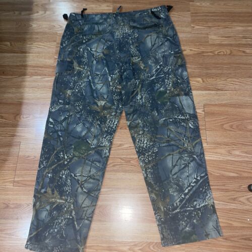 WFS Element Gear Camoflauge Pants XL Vintage Mens Cargo pockets 1 bad belt loop - Picture 3 of 10