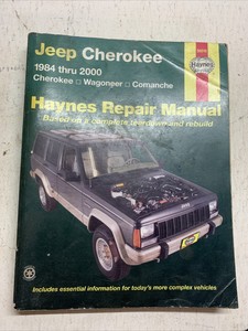 1984 2000 Jeep Cherokee Wagoneer Comanche Haynes Repair Service Manual 50010 Ebay