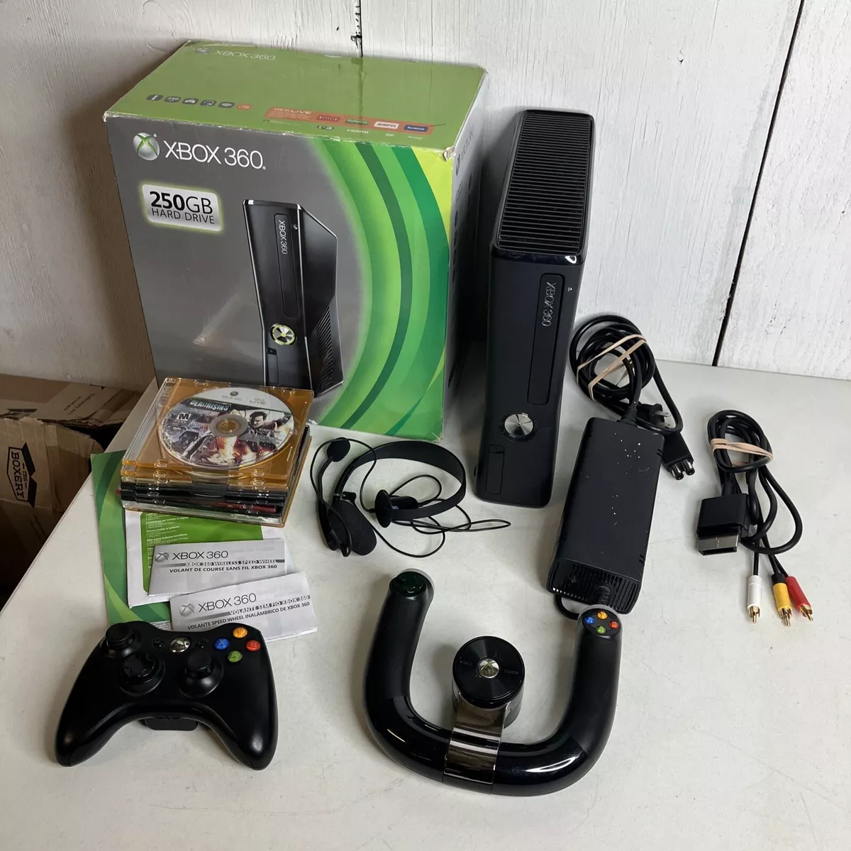 Microsoft Xbox 360 E 250GB Video Gaming Console Black With HDMI