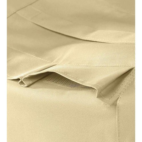 Funda Sofá Exterior Sofá Protector 85"L Beige Resistente al Agua Ventilación Corbatas - Imagen 2 de 5
