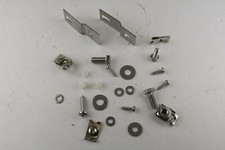 2 Front Slam panel Air Con Conditioning Grille Stainless Bracket kit Defender