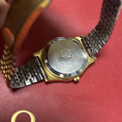 Omega Geneve Cal.1012 Overhaul Vintage Date Gold Automatic