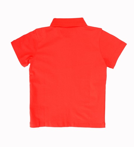 Scuderia Ferrari Kid "Team Race" Red Short Sleeve Polo Shirt - Picture 3 of 5