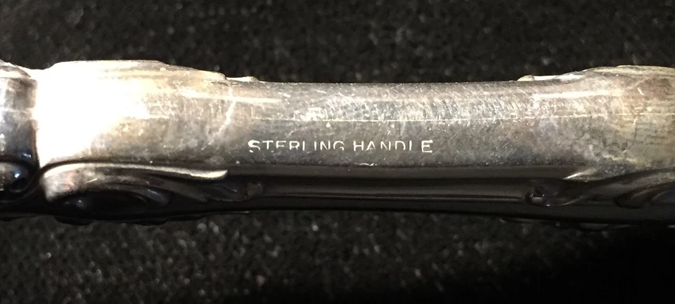 Cubiertos de plata de ley - Cuchillo de cena francés Gorham Melrose Foto 4 de 4