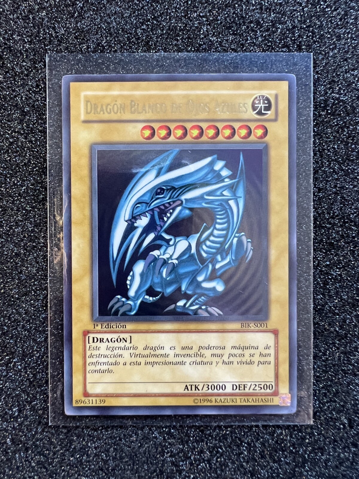 YuGiOh Blue Eyes White Dragon 1st Edition BIKS001 eBay
