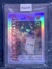 Topps Project 70 #494 1973 CODY BELLINGER by UNDEFEATED Rainbow Foil 43/70 