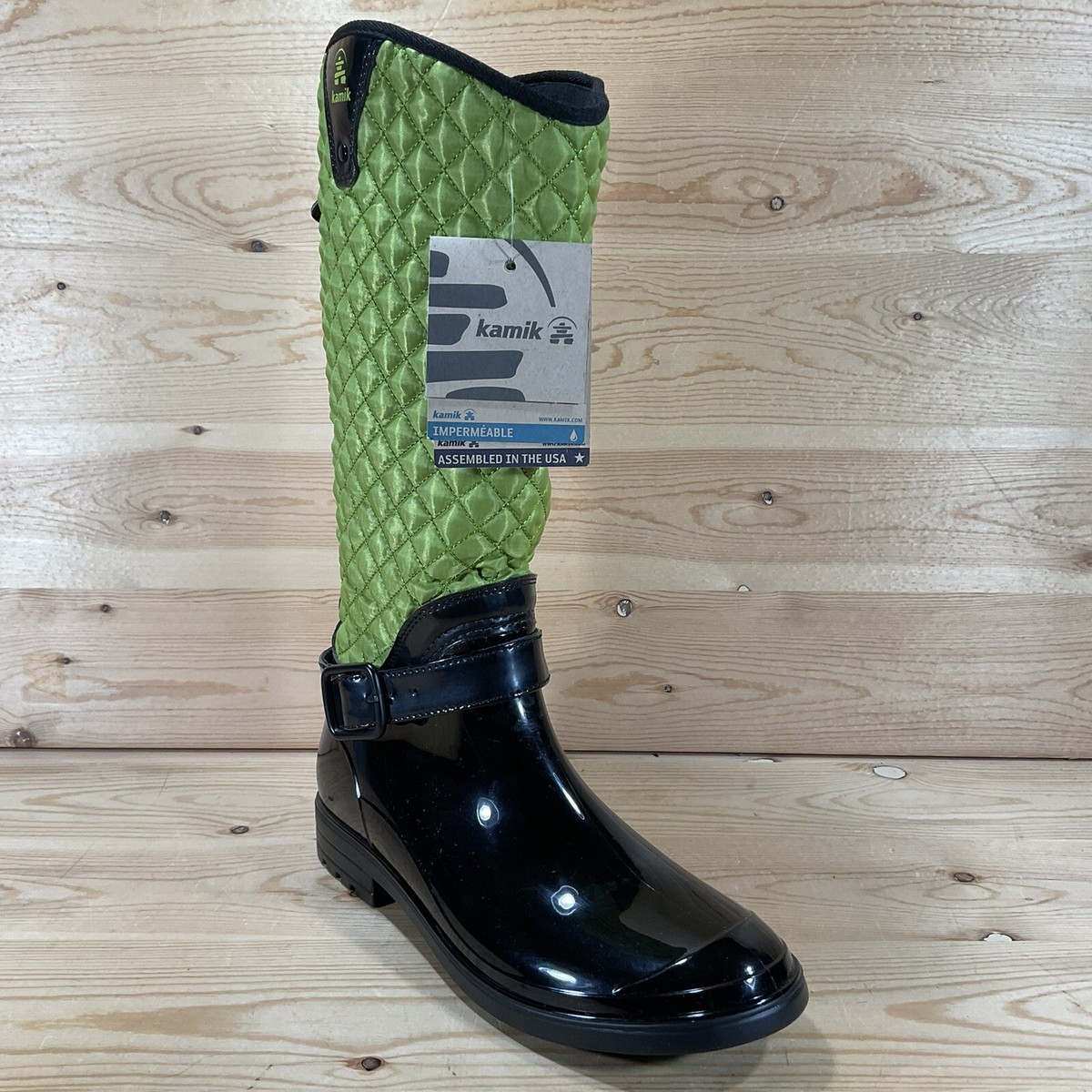 Kamik Dark Green Waterproof Boots Kamik Snowbug 5 Winter Boot - Kids main image 3