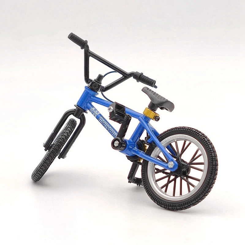 FLICK TRIX BMX Finger Bike PREMIUM DeathTrap Bicycle Miniature Toys Diecast Blue - Image 3 of 4