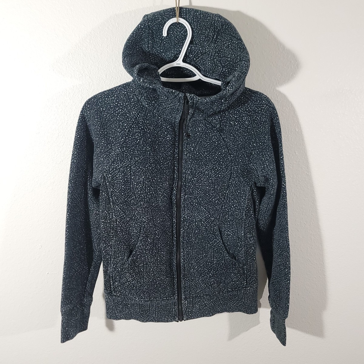 Lululemon ルルレモン Scuba Hoodie サイズ6 Lululemon Scuba Hoodie IV Size 6 Blue Speckled Jacket Full