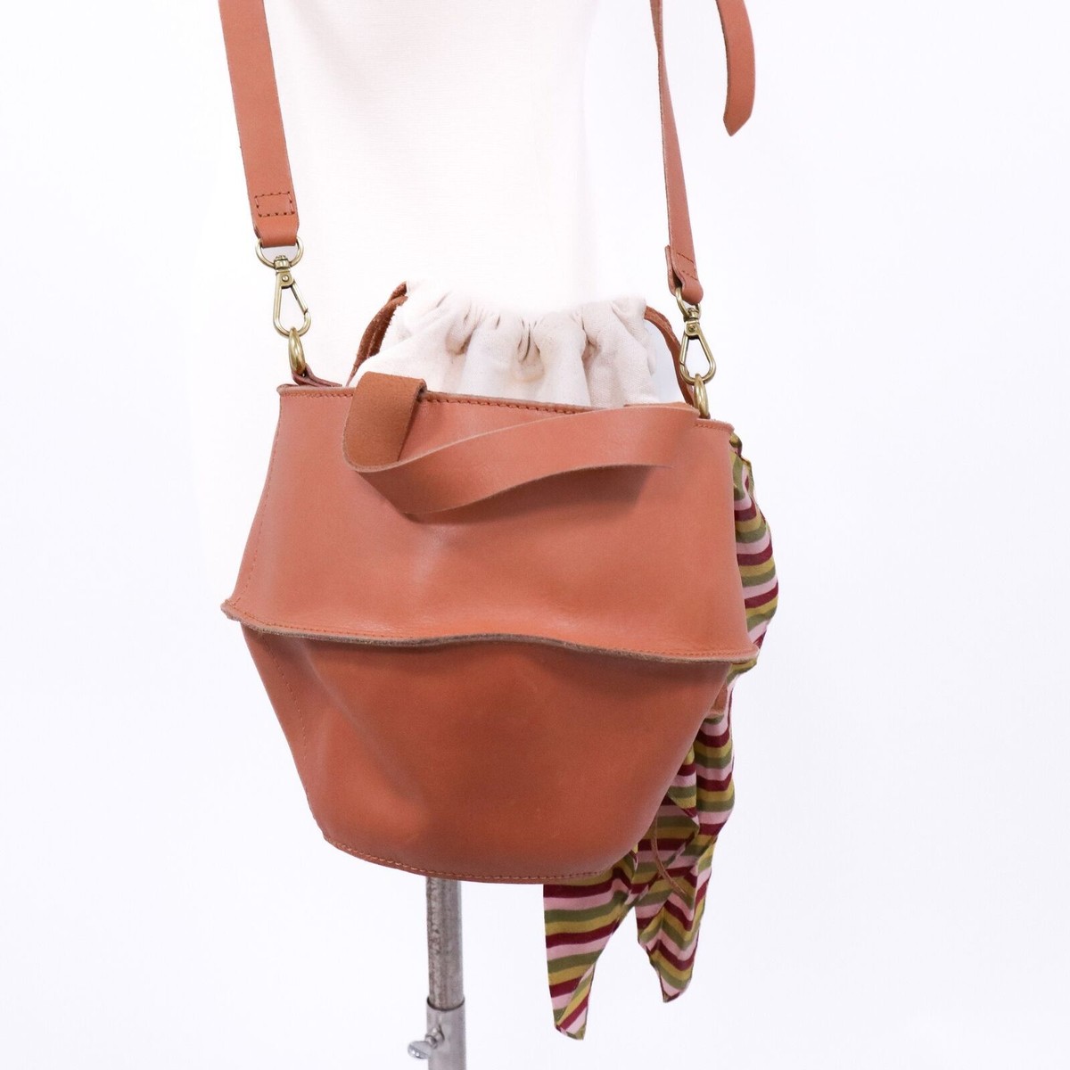 Madewell The Austin Crossbody Bag Bucket Purse Womens Leather