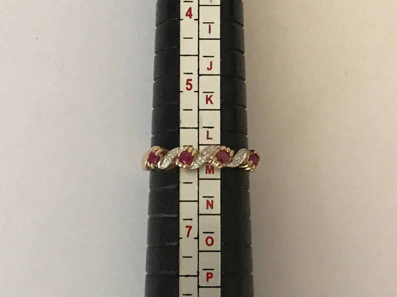 Ruby and Diamond Ring 9ct Gold Ruby and Diamond H… - image 18