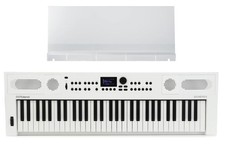 Roland Go:keys 5 Keyboard With Music Stand - White