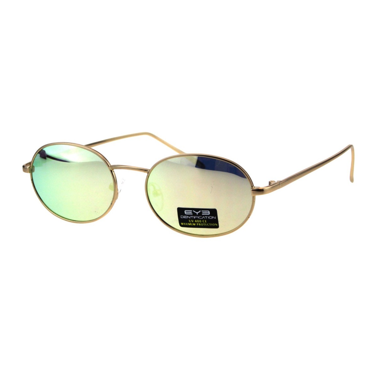 Unisex Oval Sunglasses Metal Frame Vintage Retro Fashion  display picture 1
