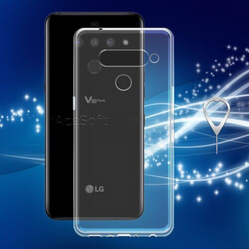 Premium Clear Soft TPU Protective Cover Case for LG V50 ThinQ 5G LMV450PM Phone