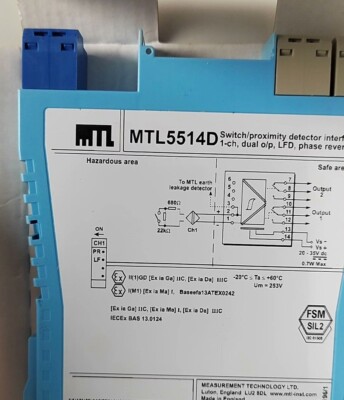 1PC New MTL MTL5514D Safety Barrier Expedited Shipping 