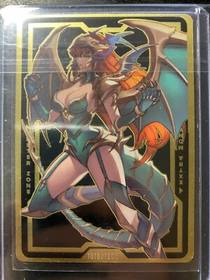 Amanda Lapalme Art Manamoon art Metal BLS/CED Dual Field Center Gol Black Yugioh