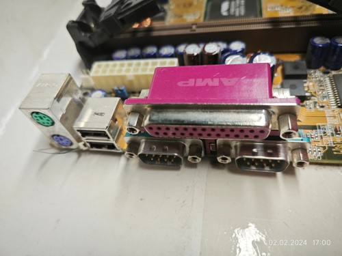 Slot 1 ATX SET ASUS P3V133 (Apollo Pro 133) AGP PCI ISA, CPU & 256 MB + BONUS - Picture 4 of 8