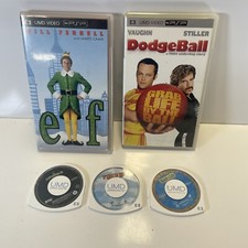 Sony PSP UMD movies lot 5 Movies; Elf, Dodgeball, Surfs Up  