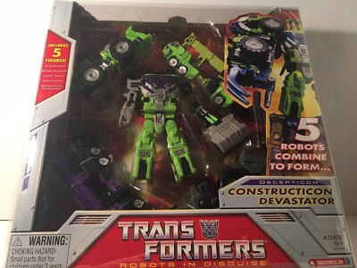Transformers Robots In Disguise Constructicon Devastator *MISB*NICE BOX*2006*