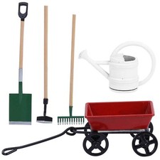 Miniature Gardening Box Farming Tools Model For 1/12 Doll House Garden Decor