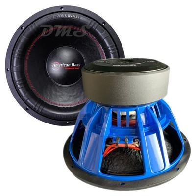 American Bass HD-15D2-V3 | 15 Inch 4000W DVC 2 Ohm Car Audio Subwoofer 15in.