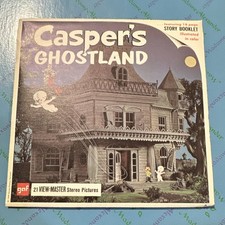 View-Master Casper's Ghostland Packet B 545 1969 Stereo Pictures Story Booklet