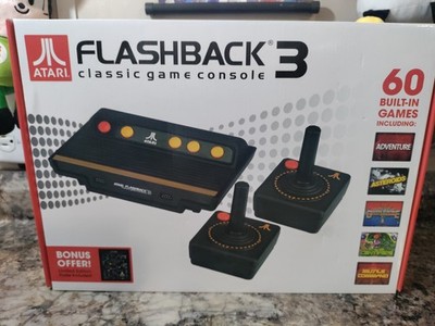 Atari Flashback 3 Launch Edition Black Console Complete With Box, Poster, Manual