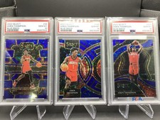 2023 Select Amen Thompson 3 Card Blue Disco Prizm Lot - All #/25 & PSA 10 💎💎💎