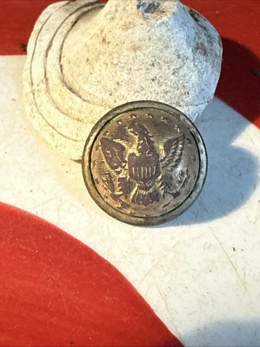 Dug Civil War 💥 🇺🇸 💣 U.S. Staff Cuff Button Gilted