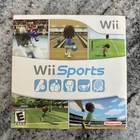 Wii Sports (Nintendo Wii, 2006) Game Disc Cardboard Sleeve - NO MANUAL - Tested