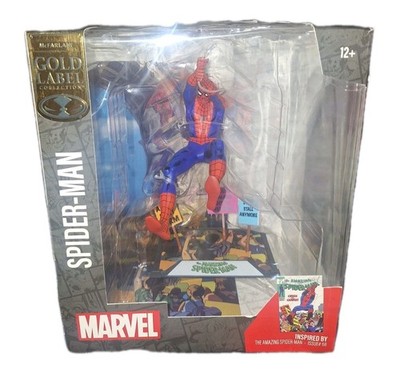 McFarlane Toys SpiderMan Gold Label Figure inspired by issue #68- box damage