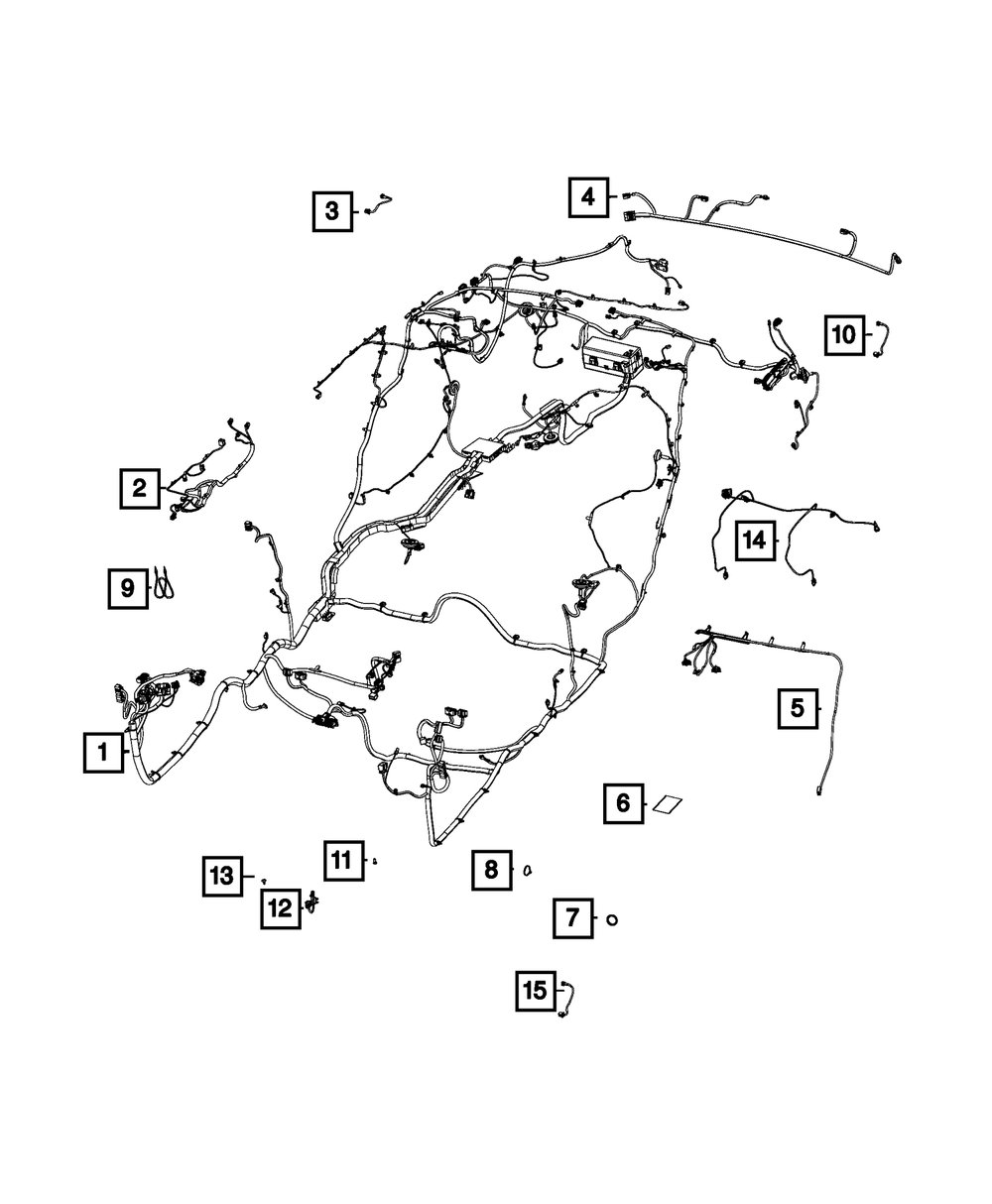 Genuine Mopar Body Wiring 68384033af