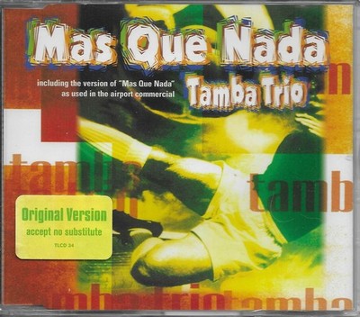 TAMBA TRIO Mas Que Nada ORIGINAL VERSION Barumba CD Single SEALED USA seller