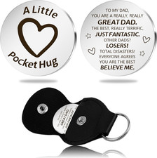 Birthday Gifts for Dad from Son Daughter - Fathers Day Dad Gifts Funny Pocket Hu