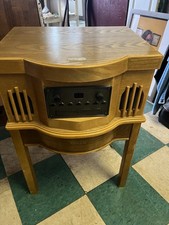 Philco Retro Turntable/Cd Player/ Cassette Player With Table