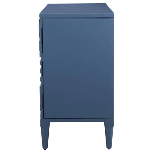 Uttermost Colby Modern MDF Wood Drawer Chest in Deep Sea Blue - Picture 5 of 11